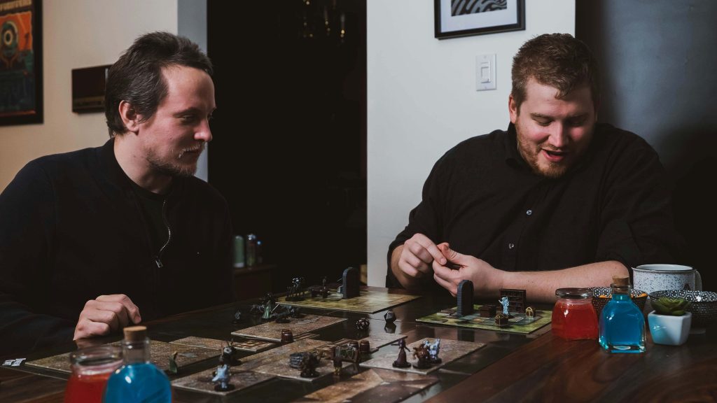 Friends playing Dungeons and Dragons