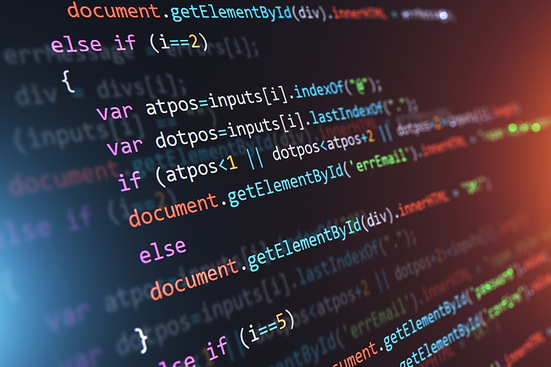 Website Code On Monitor